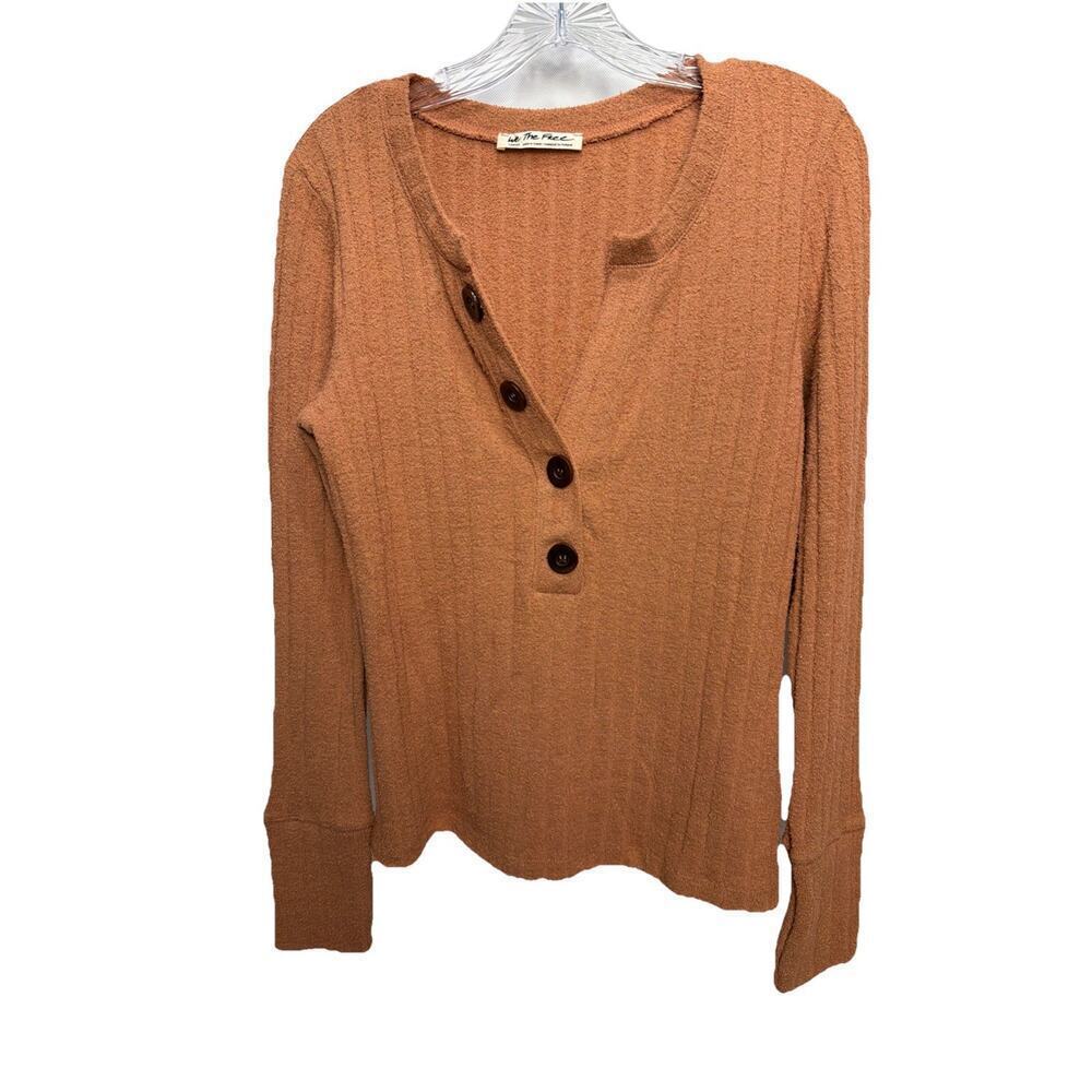 Free People (We The Free) Oliver Henley women’s Top Size Large Long Sleeve